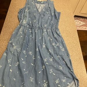 Blue Sleeveless Dress